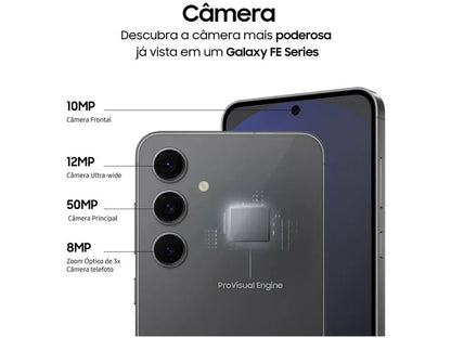 Smartphone Samsung Galaxy S24 FE 128GB Grey 5G 8GB RAM 6,7 "Camera. Triple + Selfie 10MP