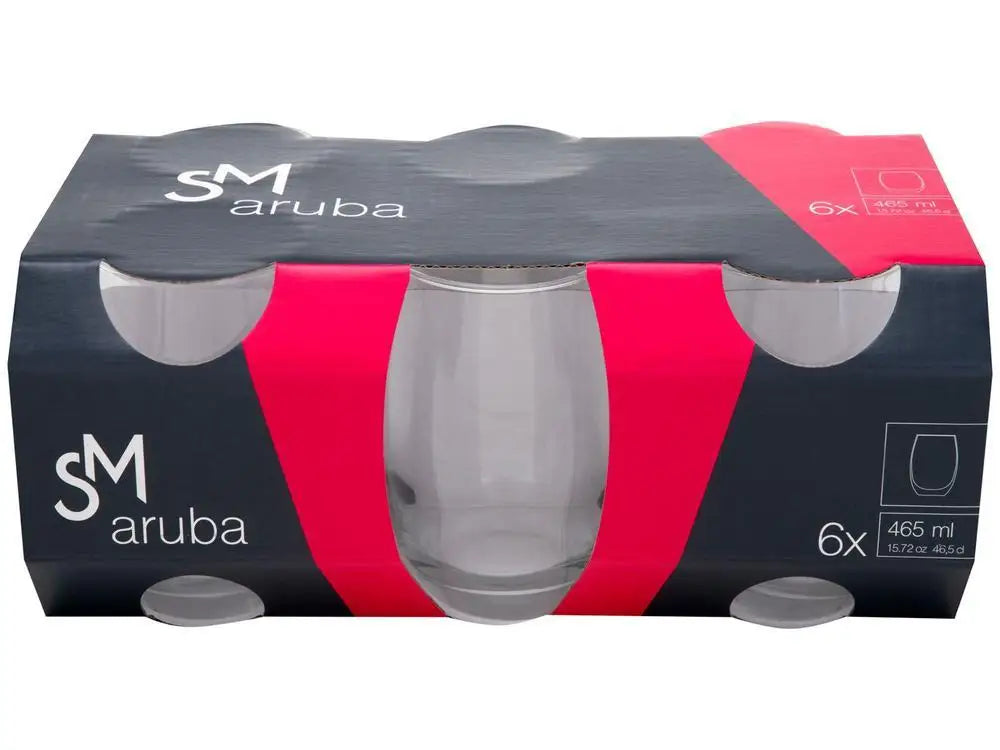 Nadir Glass Set 6 Pieces 465ml