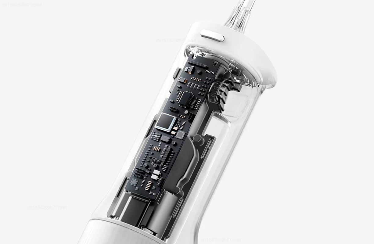 Xiaomi Mijia Portable Oral Irrigator,4 Mode 200ML Rechargeable Flossers IPX7 Waterproof Portable Cordless Teeth Cleaning Machine