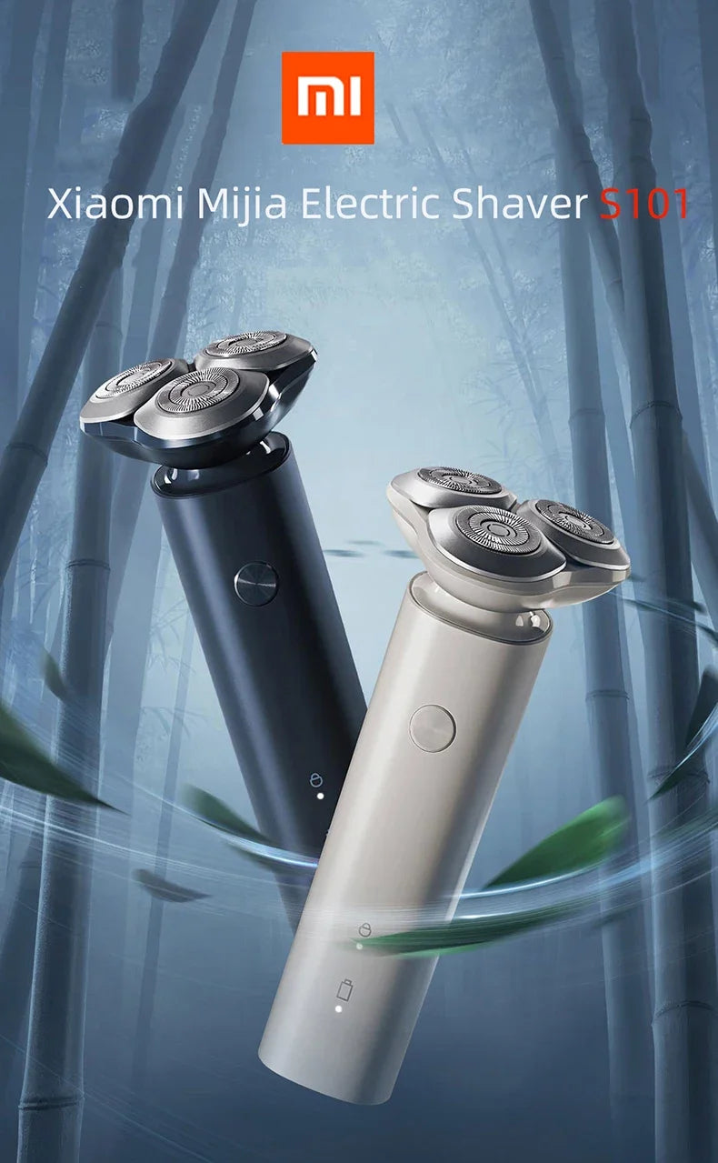 XIAOMI MIJIA Electric Shaver S101 Enhanced Shaving Machine Razors for Men Waterproof Dry Wet Shaving Beard Trimmer