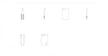 Xiaomi Mijia Portable Oral Irrigator,4 Mode 200ML Rechargeable Flossers IPX7 Waterproof Portable Cordless Teeth Cleaning Machine