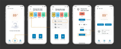 INKBIRD WiFi Sous Vide Machine ISV-101W 1000W Sous Vide Cooker 3D Water Circulation Heating with App Preset Menus For Cooking