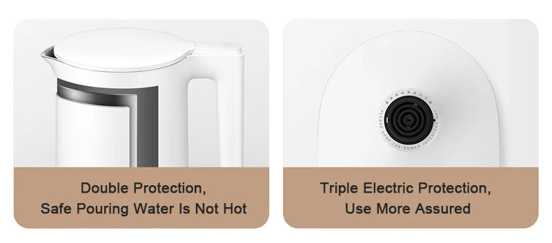 XIAOMI MIJIA Thermostatic Electric Kettles 2 Pro,1.7L,1800W,304 Stainless,Tea Kettle For Hot Water, Coffee & Tea,220V,CN Version